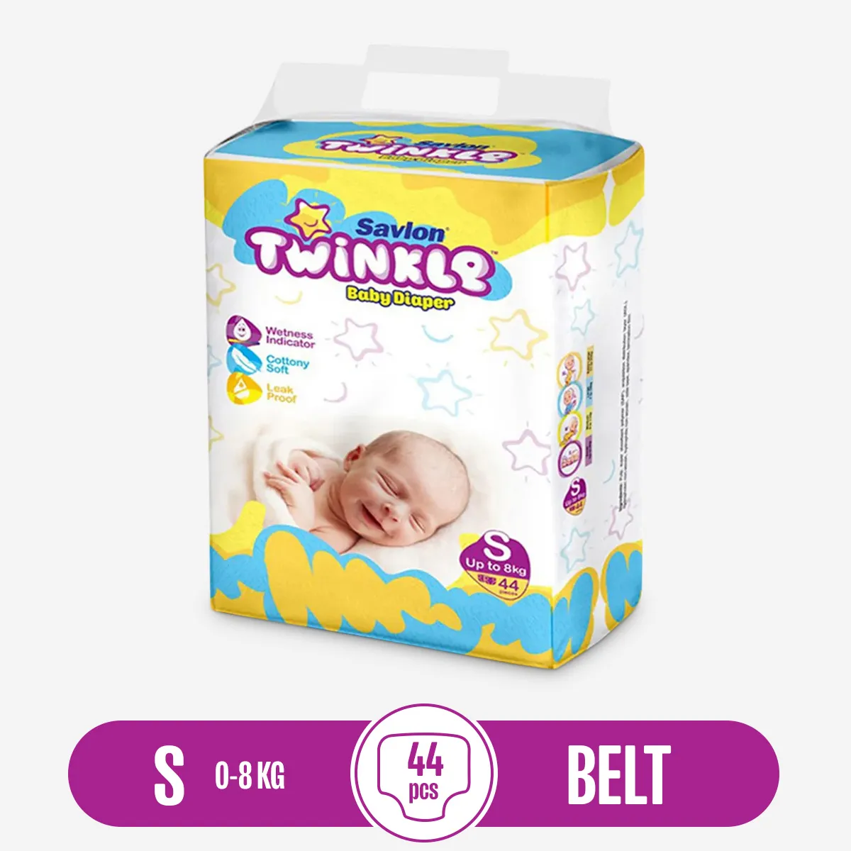 Baby Belt Twinkle Diaper Small 44 pcs Baby Belt Twinkle Diaper Small 44 pcs