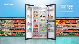 Walton 560 Ltr (20 cft) Inverter No-Frost Refrigerator (WNI-5F0-GETE-DD)