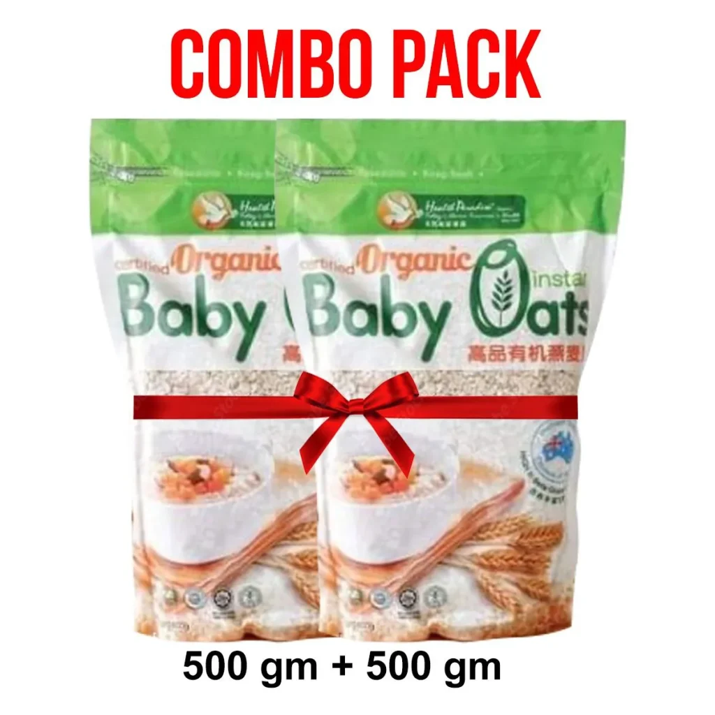 Organic baby oats 500gm+500gm combo