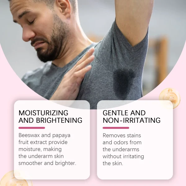 Oceaura Underarm Care Balm Stick Lasting Fresh Fragrance Gentle Remove Bad Odor Reduce Roughness Non-greasy Body Deodorant Stick - Image 5