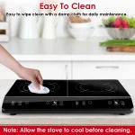 4000W High Power Dual Pot Electric Stove Induction Cooktop Cooker Plate Kitchen 110V Fast Heating Durable Sturdy Cooking Stove - Image 3