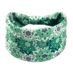 Boho Headband Mandala Flower Hair Band Stretch Sweat-wicking Bandeau for Women with Wide Brim - Image 5