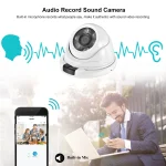XMEYE 2.8mm H.265 4K 8MP 5MP 4MP IP Camera Indoor Outdoor Dome Face Detect POE Audio VandalProof P2P Video CCTV Surveillance - Image 2