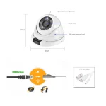 XMEYE 2.8mm H.265 4K 8MP 5MP 4MP IP Camera Indoor Outdoor Dome Face Detect POE Audio VandalProof P2P Video CCTV Surveillance - Image 4