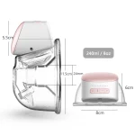 2/1pcs BB-P1 Wearable Breast Pump Hands Free Electric Portable Wearable Breast Pumps BPA-free Breastfeeding Milk Collector - Image 5