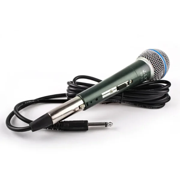 Metal 6.5mm Jack Wired Handheld Dynamic Microphone Mic Clear Voice For Karaoke Vocal Music Performanc - Image 2