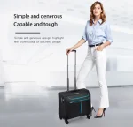 Hanke Men Business Travel Luggage Women Carry On Suitcase Spinner Wheels Rolling Bag 16 18 Inch - Image 5