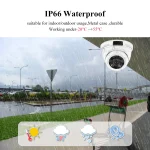 XMEYE 2.8mm H.265 4K 8MP 5MP 4MP IP Camera Indoor Outdoor Dome Face Detect POE Audio VandalProof P2P Video CCTV Surveillance - Image 3