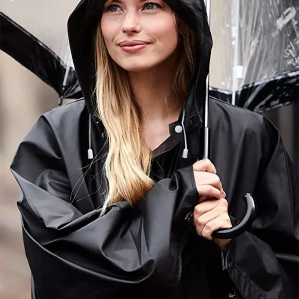 Man Raincoat Portable Woman Waterproof Poncho Jackets Adult Rain Coat Freesize For Man Cover Long Rainwater Layers Rainwear Suit - Image 2