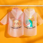 Kids Outdoor Transparent Raincoat Primary School Kindergarten Baby Poncho boys Girls Waterproof Thick Rainwear Rainy Day
