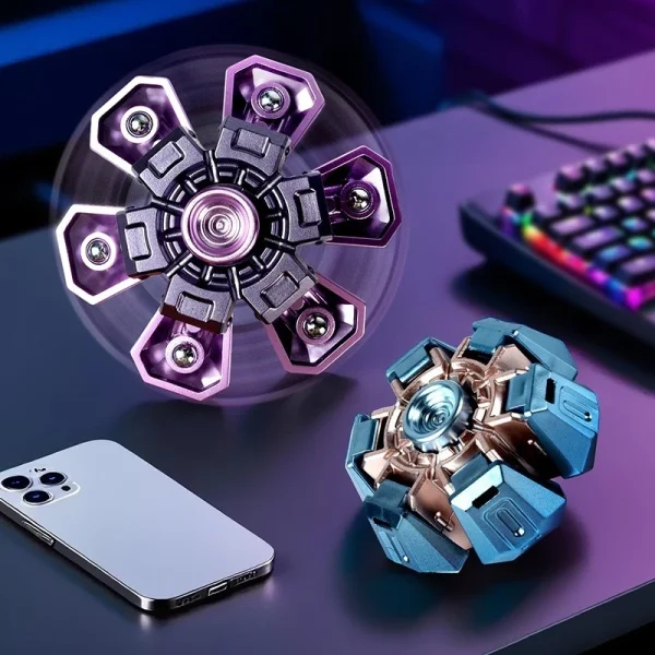 New Steel Beads Fidget Spinner Rotational Deformation Hand Spinner Puzzle Stress Relief Toys for Adult EDC Office Gifts - Image 2