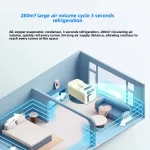 Portable Air Conditioner Mobile Cooling Unit Studio Apartment Portable AC Camping Outdoor AC Multi-Speed Regulation - Image 2