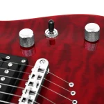 IRIN Electric Guitar Red Kit Technology Wood Fingerboard Outlook Stylish Melodious Sound For Guitar Beginner Best Gift - Image 5