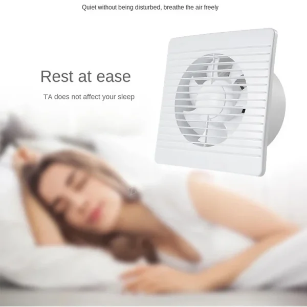 4"6"8" Exhaust fan toilet powerful mute exhaust fan household wall exhaust fan ventilation fan for dropshipping - Image 3