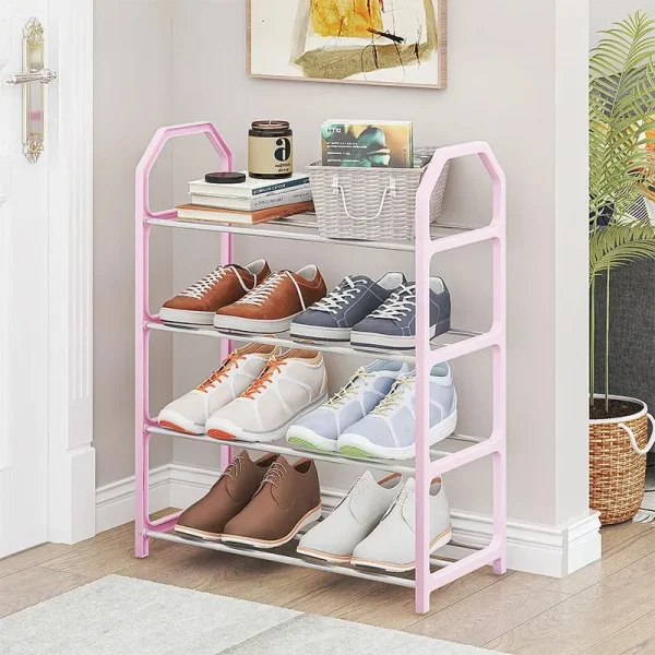 4 Floor Assembly Simple Creative Home Shoe Rack Dormitory Door Storage Rack Storage Shoe Multifunctional Cabinet Home Supplies - Image 5