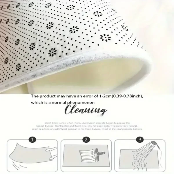 Claw Print Carpet Art Font Welcome Floor Mat Anti Slip Minimalist Design Living Room Bedroom Entrance Carpet Home Decoration - Image 2