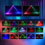 LED RGBW Home Party Laser Lights Remote And Sound Sync Dynamic Dance Atmosphere Lamp Indoor Romance Magic Ball for Celebrations - Image 4