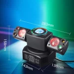LED RGBW Home Party Laser Lights Remote And Sound Sync Dynamic Dance Atmosphere Lamp Indoor Romance Magic Ball for Celebrations - Image 3