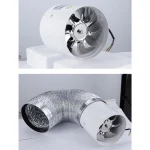 Super Suction Multifunction Powerful Silent-Exhaust Fan Low Noise Ventilation Extractor for Kitchen Bath Garage Vent Fan