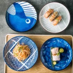 Creative Japanese Ceramic Plate Household Turnip Plate Deep Plates Shallow Plate Turnip Dish Restaurant Hotel Tableware Cooking - Image 3