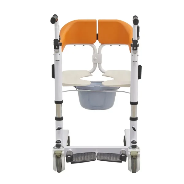 Portable Folding Commode Chair With Toilet Wheelchair Shower Commode Equipment For Rehabilitation - Image 3
