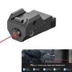 EZshoot Compact Pistol Red Laser Sight with Adjustable Slide Rail Rechargeable Low Profile Laser Compatible with 21MM Picatinny