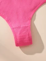 7Pcs Women's Cotton Thongs Sexy Panties Low Waist Underwear Girls Briefs G-String Breathable Ladies Panty Soft Female Lingerie - Image 3