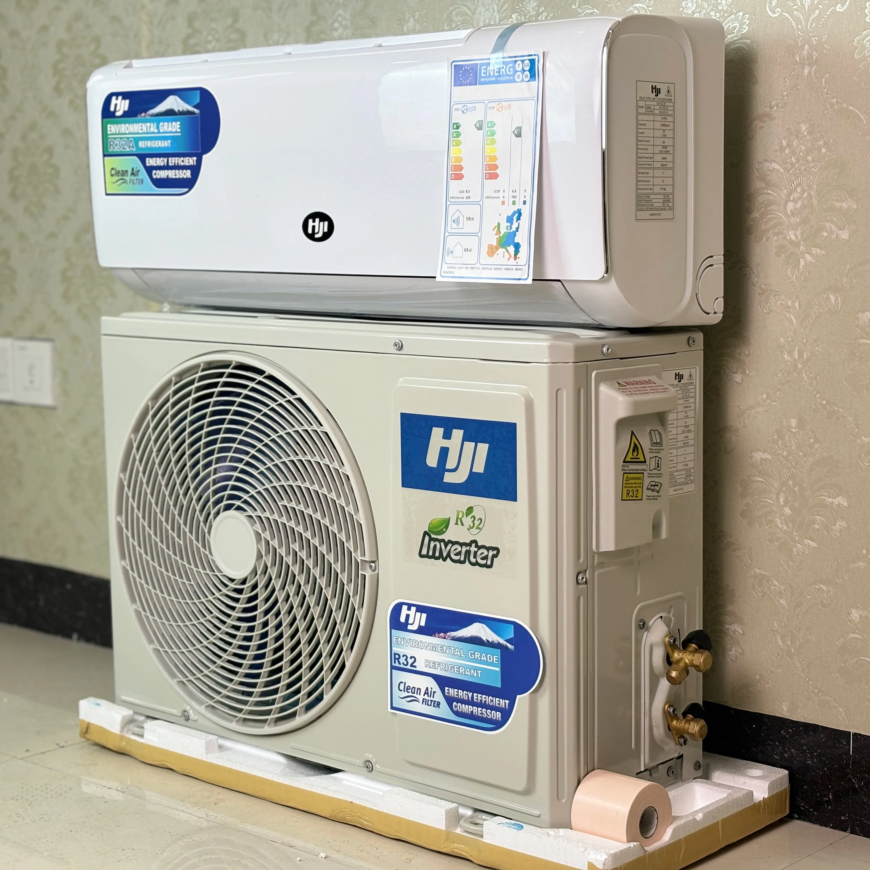 kf-S1f7b87765c0446d28114527e3dd9ea86J TCL AUX Same Manufacturer HJI Brand 12000btu 1.5hp 1tons Inverter Air Conditioner Only Cooling Split air Conditioning - Image 1