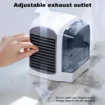 USB Air Conditioner 3 Gear Water-Cooled Air Cooling Machine Personal Portable Desktop Fan 380ml Tank Cooling Fan for Home Office