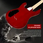 IRIN Electric Guitar Red Kit Technology Wood Fingerboard Outlook Stylish Melodious Sound For Guitar Beginner Best Gift - Image 4