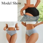 4Pcs/Set Comfort Cotton Panties Women High Waist Briefs Seamless Underwear Breathable Underpants Plus Size Panty S-2XL Intimates - Image 4