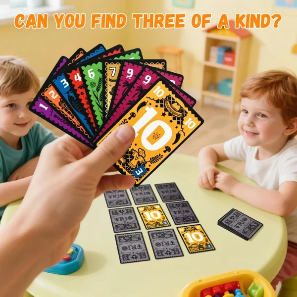 TRIO Board Game Strategic Card Game 3-6 Players for Family Game Matching Friends Couples Perfect Game Entertainment for All Ages - Image 2