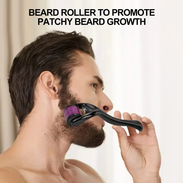 Professional 540 Derma Roller For Hair Growth Beard Growth Micro Face Roller For Skin Care - Image 3