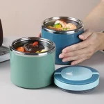 630/1000ml Food Thermal Jar Insulated Soup Cup Thermos Containers Stainless Steel Tiffin Box Thermo Keep Hot for School Children