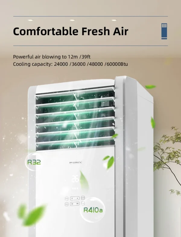 Gree R410a Floor Standing Air Conditioner for Home Inverter 2 3 4 5 Ton 24000Btu AC Cooling Heating Split Air Conditioners - Image 3