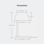 Yeelight Staria Bedside Lamp Pro Touch Dimming Support wireless phone charging Voice Control For Apple Homekit (ERP compliant) - Image 2