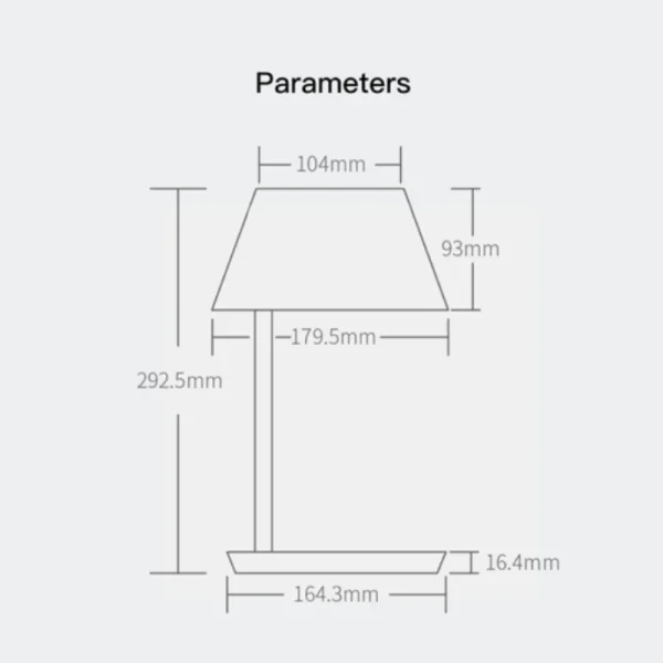 Yeelight Staria Bedside Lamp Pro Touch Dimming Support wireless phone charging Voice Control For Apple Homekit (ERP compliant) - Image 2