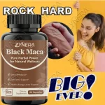 Powerful Black Maca Coffee Capsules Testosterone Advanced Male Performance Rock-Hard Stamina Natural Oyster Ginseng for Best Benefits