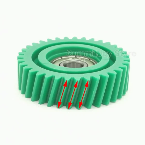 47.1x13mm Oblique Planetary Gear 35 Teeth helical Gears With 8mm Bearings For E-bike Hub Motor Parts Electric Bike Nylon Gear - Image 2