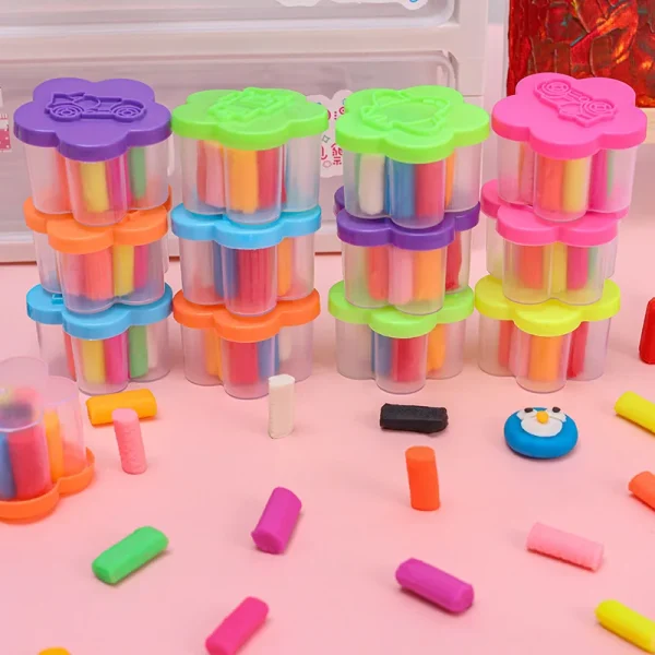 1 set of colorful clay crafts, suitable for modeling toys to exercise children's hands-on ability, children's surprise toy gifts - Image 4