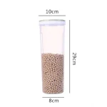 Food Storage Box Sealed Containers Leakproof Storage Box Crisper for Cereal Spaghetti Noodle Pasta Grain - Image 3