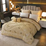 Thickened Warm Camel Wool Winter Comforters Single Double Spring Autumn Quilt Core - Image 2