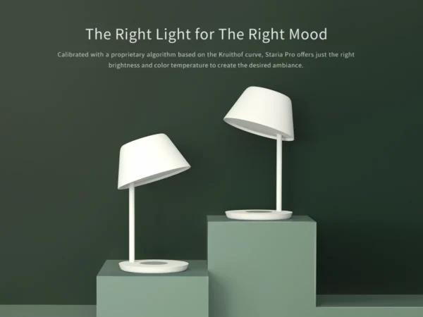 Yeelight Staria Bedside Lamp Pro Touch Dimming Support wireless phone charging Voice Control For Apple Homekit (ERP compliant) - Image 4
