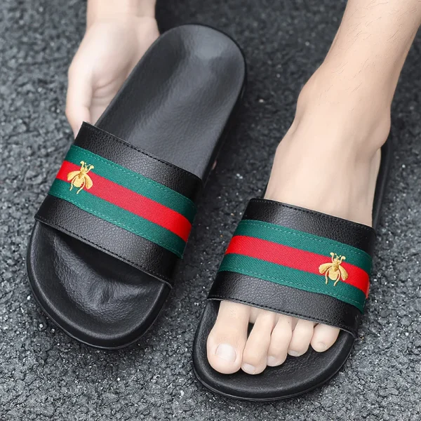 Fashion brand men's slippers soft non-slip wear sandals men's leisure summer indoor and outdoor slippers men's new style 39-46 - Image 3