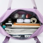 Oxford cloth large capacity travel bag Dry wet separation storage business travel luggage bag Detachable universal wheel - Image 3