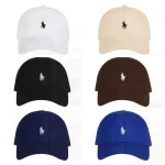 Fashion Cotton Polo Embroidery Cap Men's Baseball Cap Casual Soft Breathable Golf Sun Cap - Image 2
