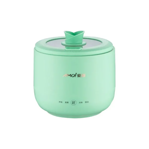 Mini rice cooker for 1-2 people, smart small multifunctional non stick electric rice cooker for home use - Image 2