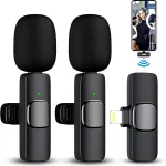 Lavalier Microphone 2.4G Wireless Portable Audio Video Recording Mini Mic for iPhone Android Live Broadcast Gaming Phone - Image 5