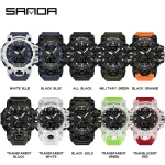 SANDA 6126 Digital Clock Dual Display Men Watches Waterproof Sports Watch Military Man Alarm Stopwatch Quartz Wristwatch Male - Image 5