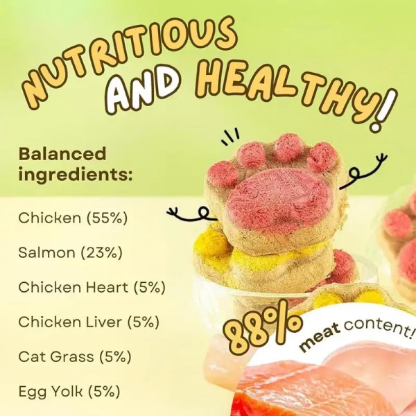 Pet Cat Snacks Freeze-dried Cats Snacks Cat Claw Snacks Cat Dog Universal Snacks Train To Get Rewarded Pet Treats Cat Food - Image 2